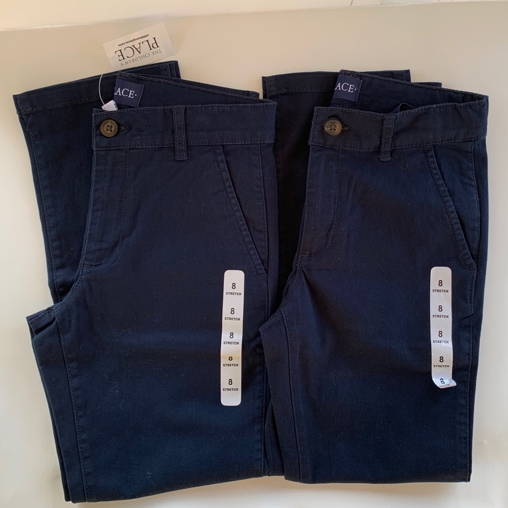 2 Pair Children’s Place Navy Uniform Pants